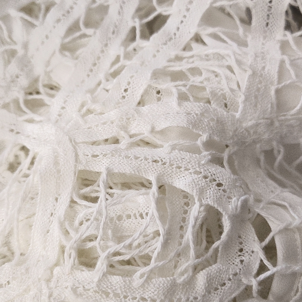 🆕⭐ Lauren Ralph Lauren White Crochet Mini Dress - Picture 3 of 11